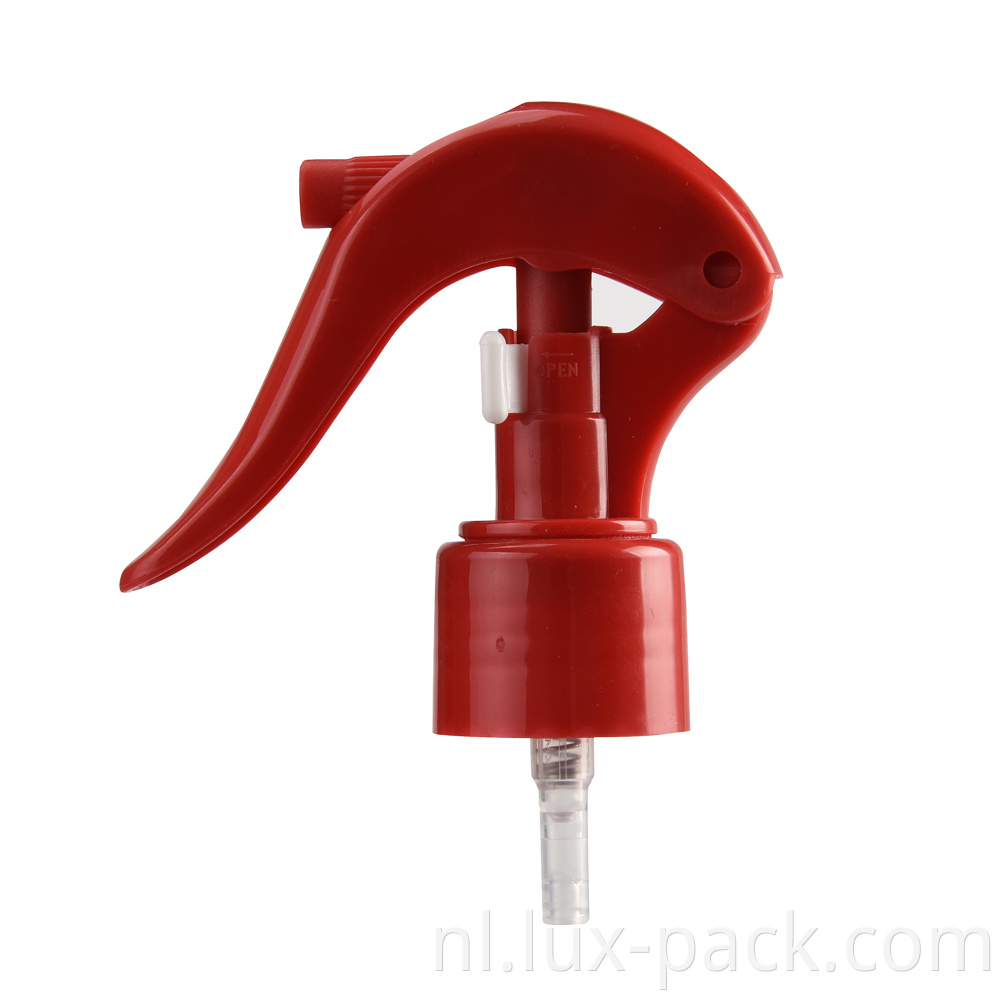 Plastic fijne mistspuitkop pomp huis water fles plastic trigger spuitpomp